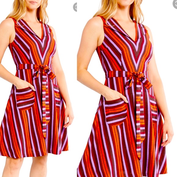 Modcloth Dresses & Skirts - ModCloth NWT RETRO multi striped dress